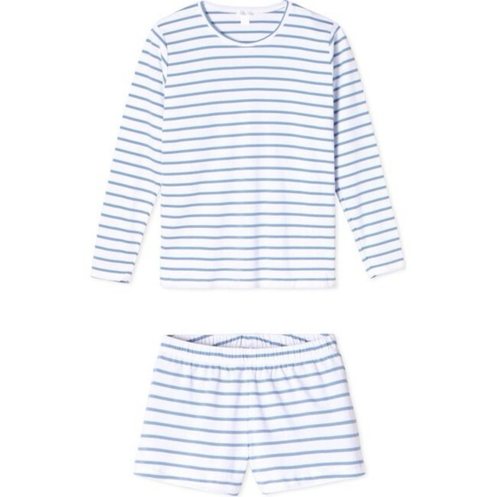 Lake Pajamas Pima Long-Short Weekend Set in Bistro - NWT - S
